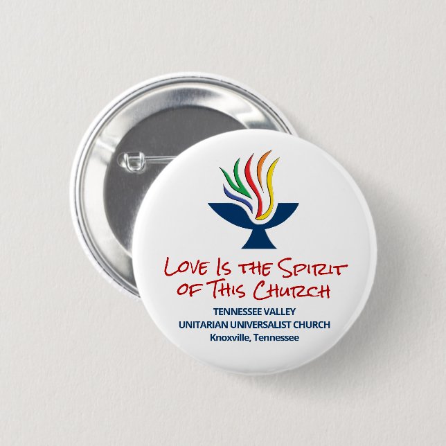 Liebe ist der Geist - TVUC Button (Vorne & Hinten)