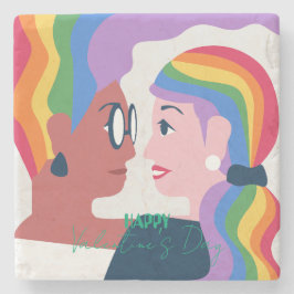 Liebe ist der Valentinstag der Liebe Steinuntersetzer