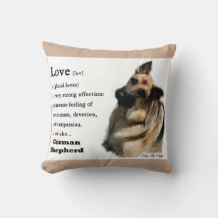 Liebe ist deutsches Hirtengeschenk Kissen