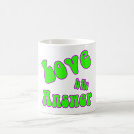 Liebe ist die Antwort Kaffeetasse