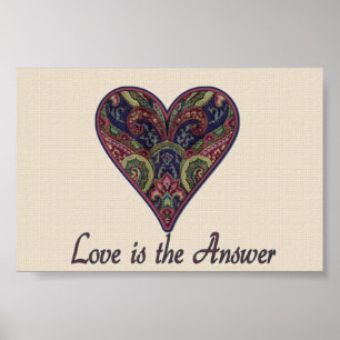 Liebe ist die Antwort Poster