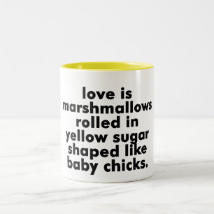 LIEBE IST DIE EIBISCHE, DIE… IN DER TASSE GEROLLT