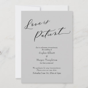 Liebe ist die Hochzeitskarte für Patienten in hell Einladung