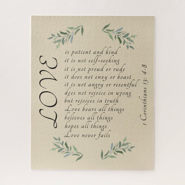 Liebe ist die Liebe des Patienten ist ein einfache (Vertikal)