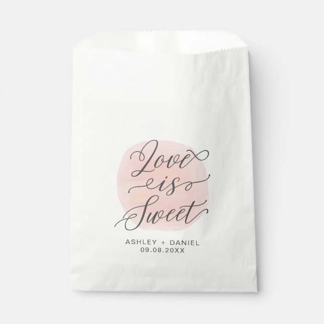 Liebe ist die süße moderne Hochzeitsnacht, die Lec Geschenktütchen (Vorderseite)