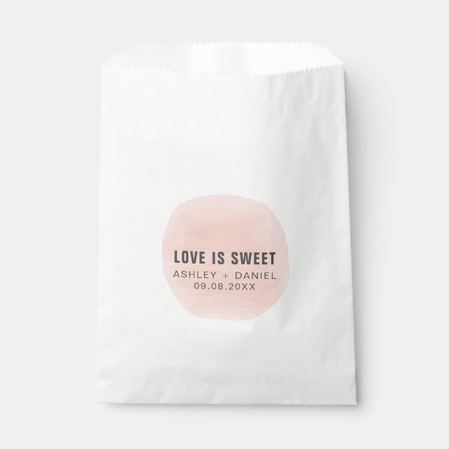 Liebe ist die süße moderne Hochzeitsnacht, die Lec Geschenktütchen (Vorderseite)
