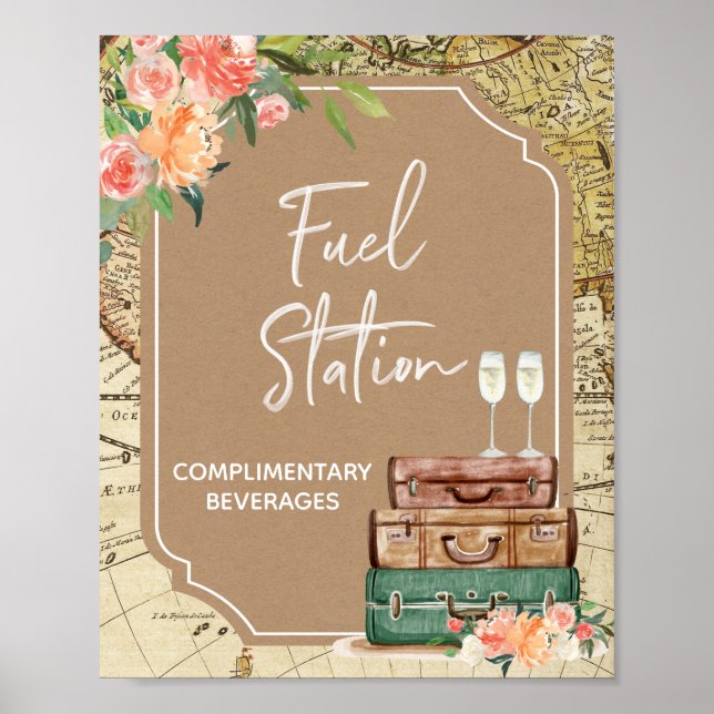 Liebe ist ein Adventure Brautparty Poster (Vorne)