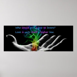 Liebe ist ein höheres Gesetz Poster