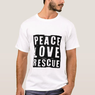 Liebe ist ein vierbeiniges Wort – Zitat für Katzen T-Shirt