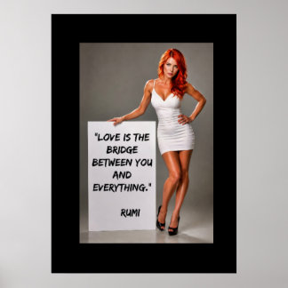 Liebe ist eine Brücke Poster