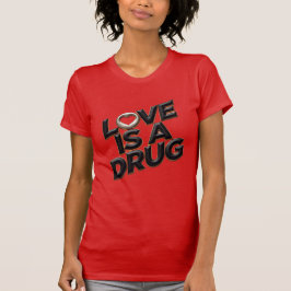 Liebe ist eine Droge 3D Chrome Heart Y2K Streetwea T-Shirt