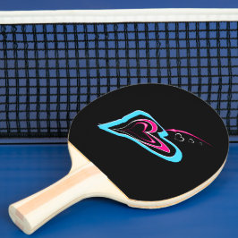 Liebe ist eine Herzenspur Tischtennis Schläger