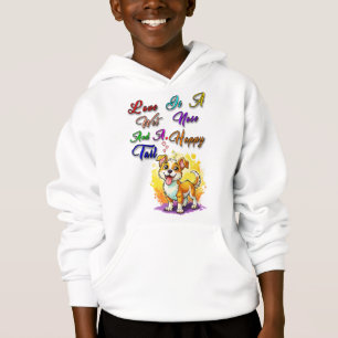 Liebe ist eine Nase der Nase und ein glücklicher S Hoodie
