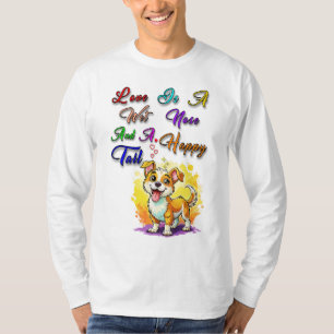 Liebe ist eine Nase der Nase und ein glücklicher S T-Shirt