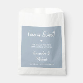 Liebe ist eine süße, moderne, staubige Hochzeit Geschenktütchen