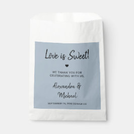 Liebe ist eine süße, moderne, staubige Hochzeit Geschenktütchen