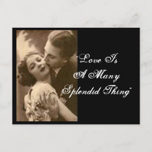 "Liebe ist etwas herrlich Vieles" Postkarte