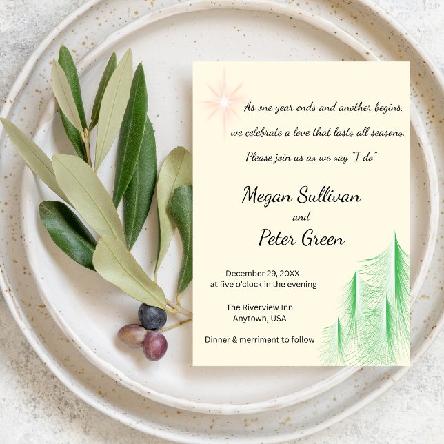 Liebe ist Evergreen Einladung (Von Creator hochgeladen)