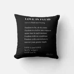 Liebe ist Gedicht Kissen