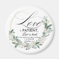 Liebe ist geduldig - 1 Cor 13:4 Blumenstrauß