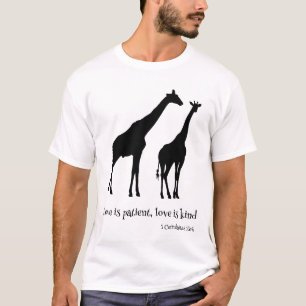 Liebe ist geduldig, Liebe ist Kind-Giraffe-T - Shi T-Shirt