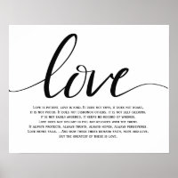 Liebe ist geduldig, Liebe ist nett, Liebe, Bibelve