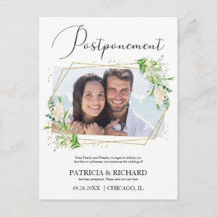 Liebe ist geduldige Grünpflanzen-Hochzeit neues Da Postkarte