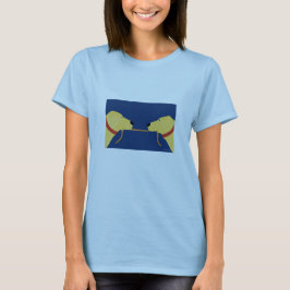 Liebe ist Give and Take - Stephen Huneck T-Shirt