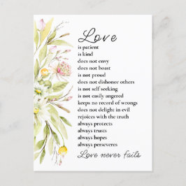 Liebe ist Glückwunsch zur Hochzeit der Patientin Postkarte