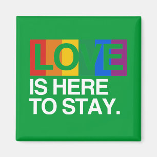LIEBE IST HIER, - .PNG ZU BLEIBE MAGNET