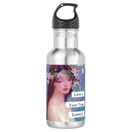 Liebe ist Ihr wahres Wesen | Fairy Like Angelic Edelstahlflasche
