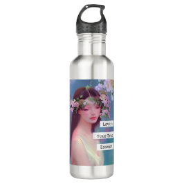 Liebe ist Ihr wahres Wesen | Fairy Like Angelic Edelstahlflasche