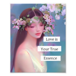 Liebe ist Ihr wahres Wesen | Fairy Like Angelic Fotodruck