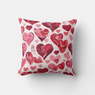 Liebe ist im Air-heart-Design Kissen