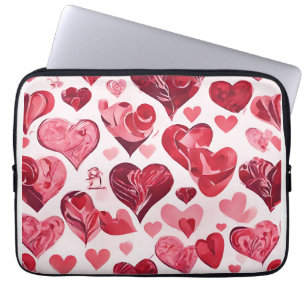 Liebe ist im Air-heart-Design Laptopschutzhülle