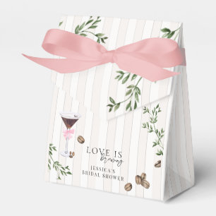 Liebe ist im Anflug   Espresso Martini Brautparty Geschenkschachtel