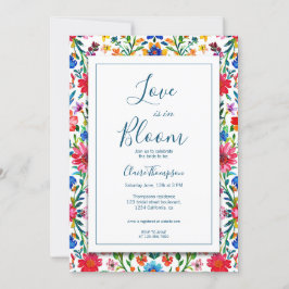 Liebe ist im Blumenkohl-Brautparty von Bloom Blue Einladung