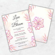 Liebe ist im Blütenfarbenfloralen Brautparty