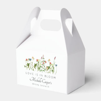 Liebe ist im Brautparty Bloom Geschenkschachtel