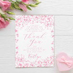 Liebe ist im Brautparty des Valentinstag Dankeskarte<br><div class="desc">Wir bedanken uns bei Ihnen in stilvollem Ambiente mit diesen modernen und sehr trendigen Brautparty- oder Hochzeitskarten. Dieses Design lässt sich leicht mit Ihrer speziellen Veranstaltungssprache personalisieren und Ihre Gäste werden begeistert sein,  wenn sie diese wunderbaren Dankesworte sehen. Matching-Elemente finden Sie in der Auflistung.</div>