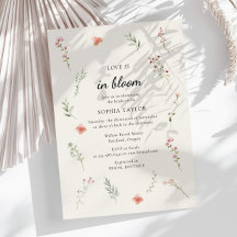 Liebe ist im Brautparty für die Wildblume Bloom