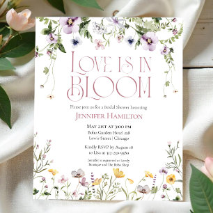 Liebe ist in Bloom   Blumendusche Einladung