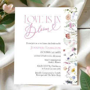 Liebe ist in Bloom   Blumendusche Einladung