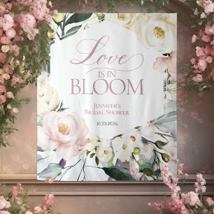 Liebe ist in Bloom Hintergrund des Brautparty Wandteppich