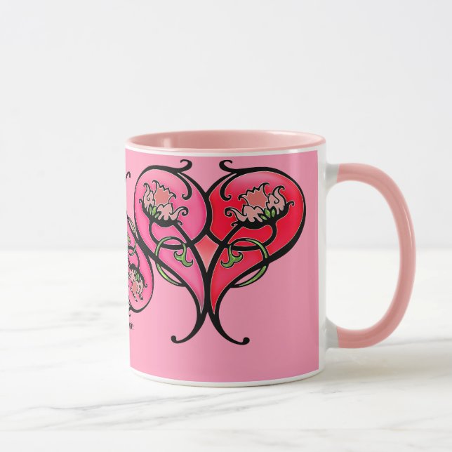 Liebe ist in Bloom Tasse (Rechts)