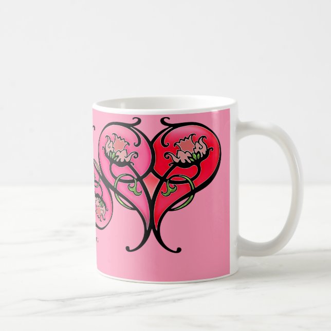 Liebe ist in Bloom Tasse (Rechts)