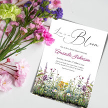 Liebe ist in Bloom Wildblume Blumenkohl Brautparty