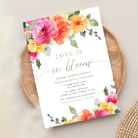 Liebe ist in blühendem, bunten Frühling Brautparty