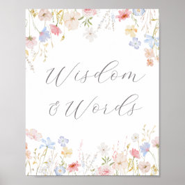 Liebe ist in blühenden Bar Ratschläge und Wünsche Poster