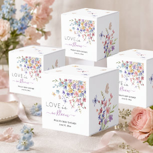 Liebe ist in Blüte Libellen Baby Shower Geschenkschachtel